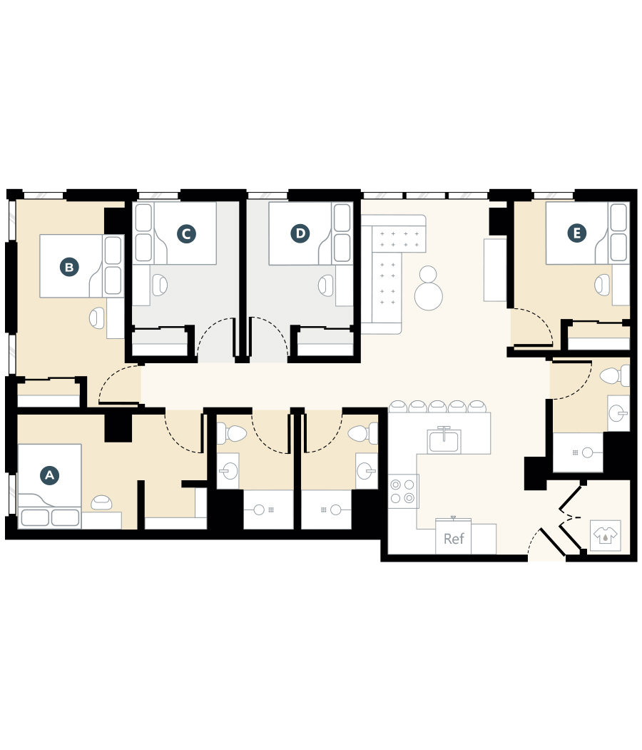 5x3 Layout Floor Plans | Hub Cincinnati