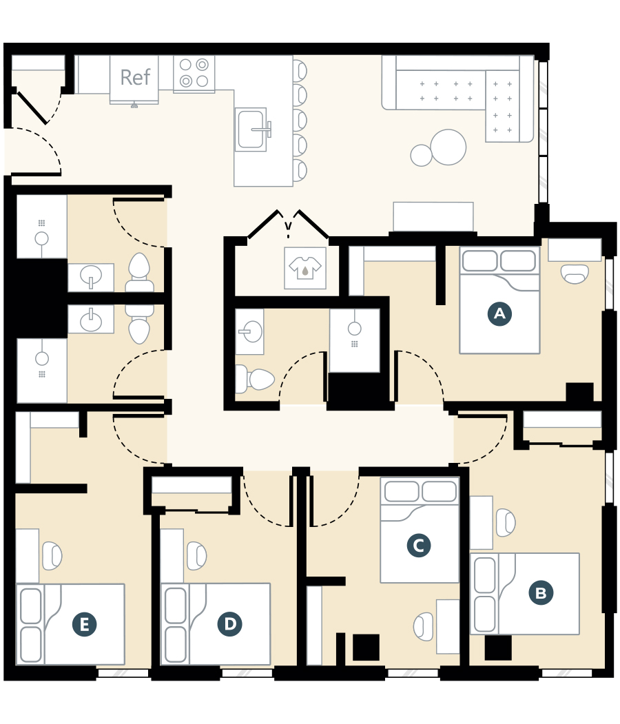 5x3 Layout Floor Plans | Hub Cincinnati